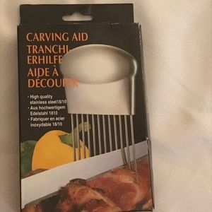 MIU France 12-Prong Stainless Steel Roast Carving Aid